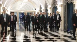 Turkish, Russian presidents meet on sidelines of SCO summit in China