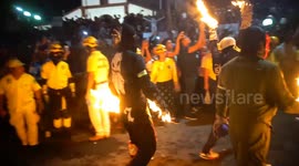 Fireball clashes mark Nejapa Festival in El Salvador