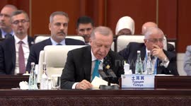 At SCO summit in China, Erdogan urges UN reform to ensure justice for Palestinians