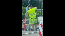 High Vis Construction Kilt