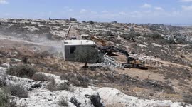 Israel demolishes Palestinian home and farm facility in West Bank