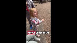 During a visit to Holyrood Palace in Edinburgh, my oldest daughter tried to explain to our three year old that there were people buried in the Abbey.  My three year old thought that if she walked through the abbey, the people buried would “grab her leg”
