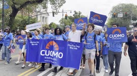 Andrew Cuomo marches in 2025 West Indian Day Parade in Crown Heights