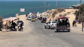 Palestinians flee northern Gaza amid Israeli strikes