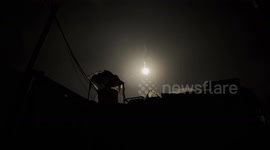 Israeli army fires flares over Sheikh Radwan neighborhood in Gaza