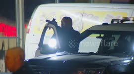 US, Los Angeles: Harbor Gateway Man Barricaded In Hotel