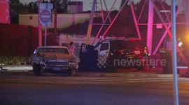US, Los Angeles: Vermont Vista LASD Deputy Injured In Crash
