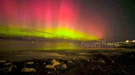 UK: Northern Lights Dazzle Across Country After Solar Storm
