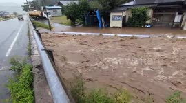 Japan: Record Rainfall Hits Akita, Rivers Overflow 3