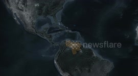 MOTION GRAPHICS - Maduro says US military is 'targeting Venezuela' with ships and missiles