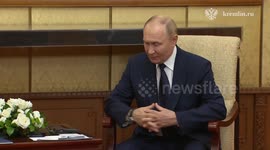 Russian President Putin meets Serbian counterpart Vucic in Beijing