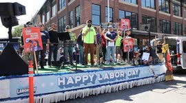 USA: Labor Day march and rally in Chicago
