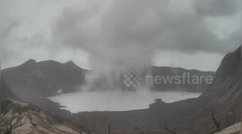Philippines: Taal Volcano Emits Rising Plumes Amid Increased Sulfur Dioxide Levels