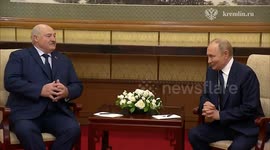 Putin meets Belarusian leader Lukashenko in Beijing