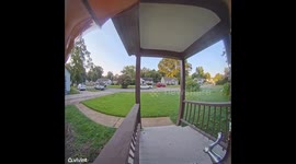 Driver Crashes Into House After Chasing Cyclist