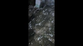 Hard Cooler Protects Head In Hail Storm