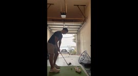 Garage Golf Gone Wrong Dents Car