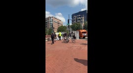 Police Taking Down Homeless People's Tents in DC