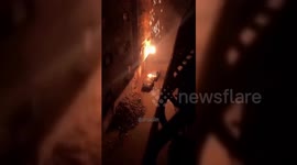 Israeli Drones Torch Homes and Cars Near Gaza Clinic