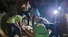 Israeli Bombardment Targets Shelter Tents in Gaza City