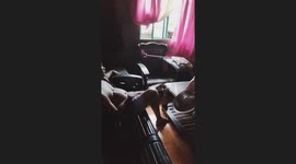 Man jolts sleeping brother awake by dropping metal basin in front of him
