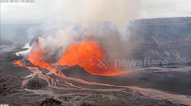 Kilauea Volcano in Hawaii erupts for 32nd time since December