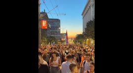 Students lead mass protests for justice after Novi Sad railway tragedy in Belgrade, Serbia