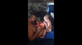 Baby Doesn't Recognize Dad Without His Beard