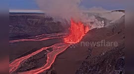 US: Fountains Of Lava Light Up Island As Kilauea Erupts