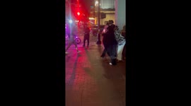 San Diego Gaslamp District Street Fight Topples Strangers