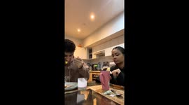 Girlfriend Retaliates After Interrupted Yawn