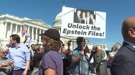US: Rally held outside US Capitol to support Epstein victims