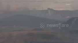 US, Bakersfield: Bakersfield Firefighters Battle Wildfire Part 2
