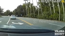 Volusia Sheriff Ends 118 MPH Chase With PIT Maneuver
