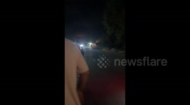 Lebanon: An enemy warplane raid between the towns of Tayr Harfa and Al-Jabein