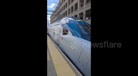 US: Amtrak New Acela Inaugural Train