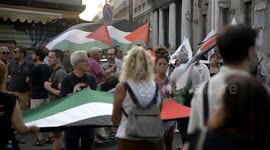 Thousands march in Italy in support of Palestine, Global Sumud Fleet