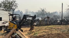 US: California wildfire leaves heavy destruction at Chinese Camp
