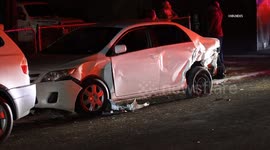 US, Bakersfield: Bakersfield Driver Flees After Striking 2 Parked Cars Leaving Kids Behind