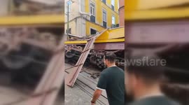 Lisbon funicular crash leaves at least 16 dead as Portugal declares day of mourning
