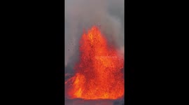 Kilauea volcano in Hawaii spews lava from multiple vents