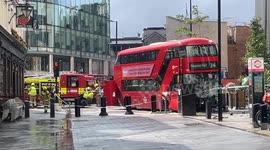 UK: 17 Injured, Double-Decker Bus Crashes Near Victoria Station in London 3