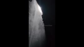 Gaping Gill, A cave near Ingleborough in the Yorkshire Dales. A pot holing club allows the general public access twice per year. It is the largest unbroken waterfall in the UK, at around 129 metres which is twice the height of Niagra falls. Such an experi