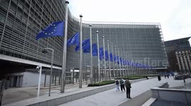 Belgium: EU flags flow at half-mast after Portugal funicular accident