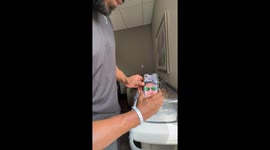 Tears of joy as dad surprises best friend with godfather request in viral TikTok