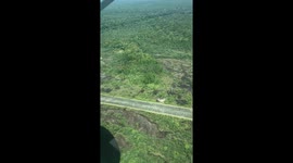 Aerial View of Kaieteur Falls in Guyana