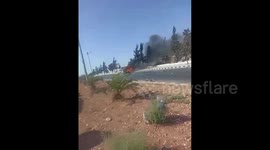 Syria: Coalition aircraft targets a vehicle on the road to Aleppo International Airport, with casualties and injuries