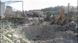 Lebanon: The aftermath of the Israeli shelling last night on the town of Ansariya