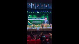 Student trips on stage while graduating to win bet with friends