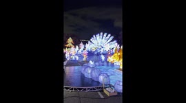Vibrant displays and festive attractions steal the show at Tianyu Lights Festival